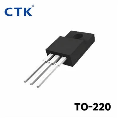 TO-220 แพ็คเกจพลาสติก MOSFET แรงดันปานกลาง